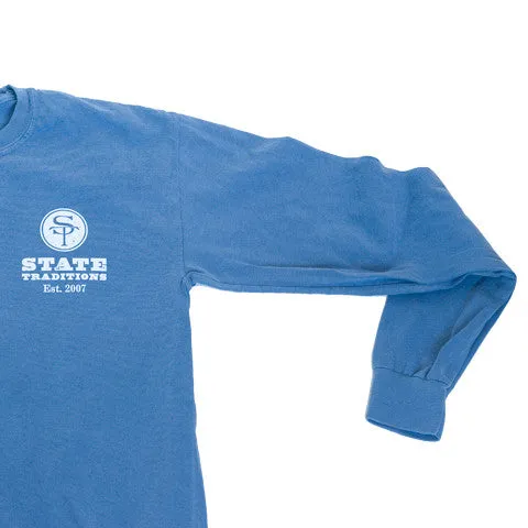 Alabama Traditional Long Sleeve T-Shirt Blue