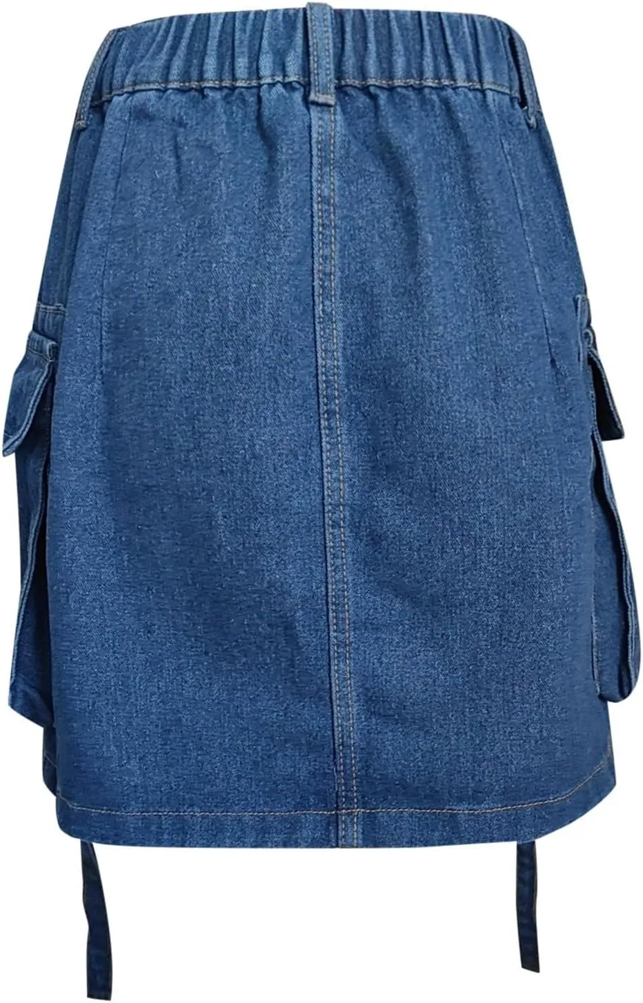 Cargo Skater Skirt Denim A Line Classy Jean High Rise Tennis Skirts Swing Beach Skirts for Women Robe Mini Skirts