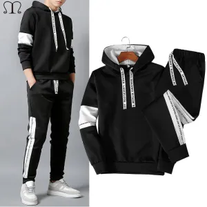 Casual tracksuit Set Men Fashion 2020 Jogger Sports Sportswear Suits Spring Autumn Two Pieces Hoodies Pants Set Male Sweat Suit
