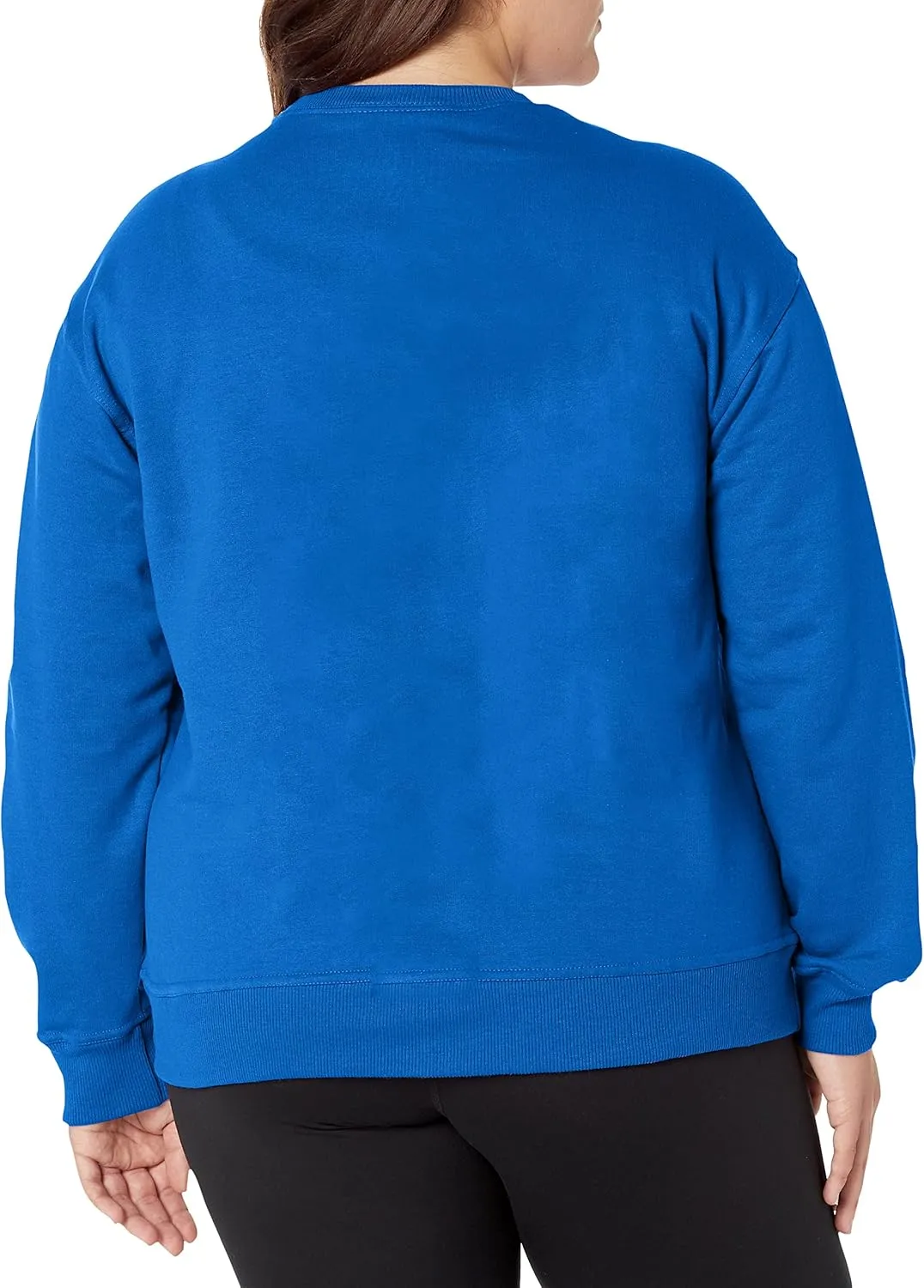 Champion Women's Sweatshirt, Powerblend, Crewneck for Women, C Logo (Plus Size Available)