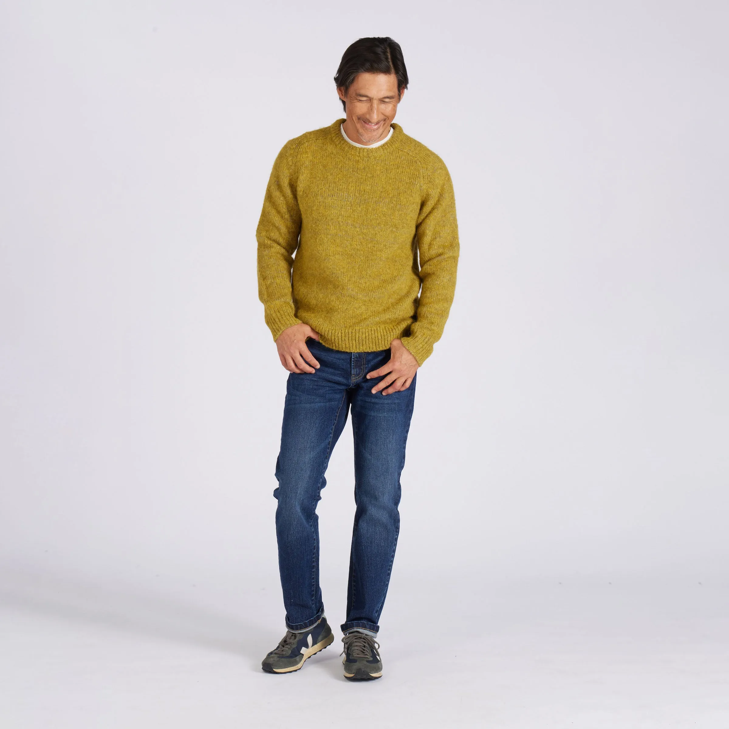 Collegiate Sweater Crew - Mustard