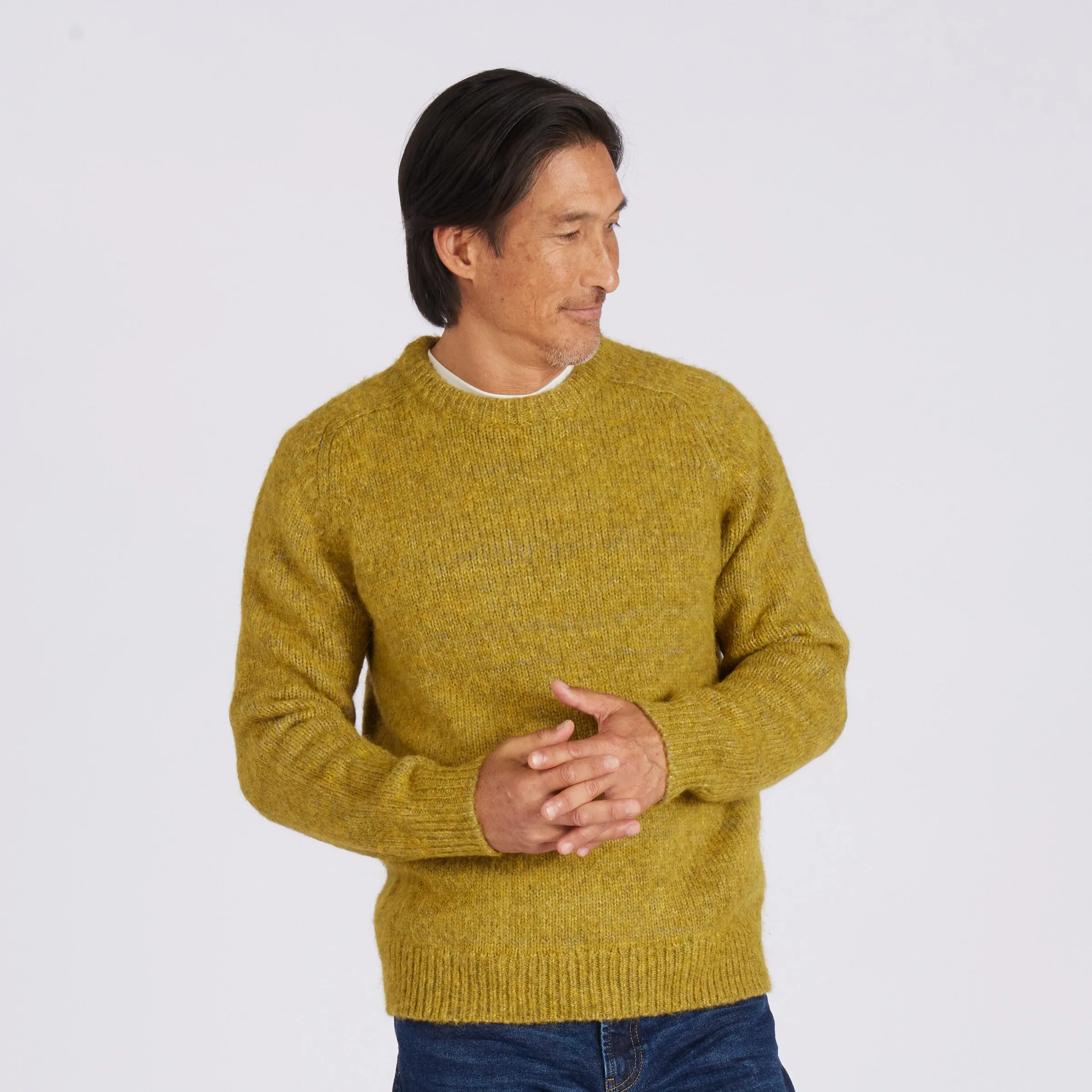 Collegiate Sweater Crew - Mustard