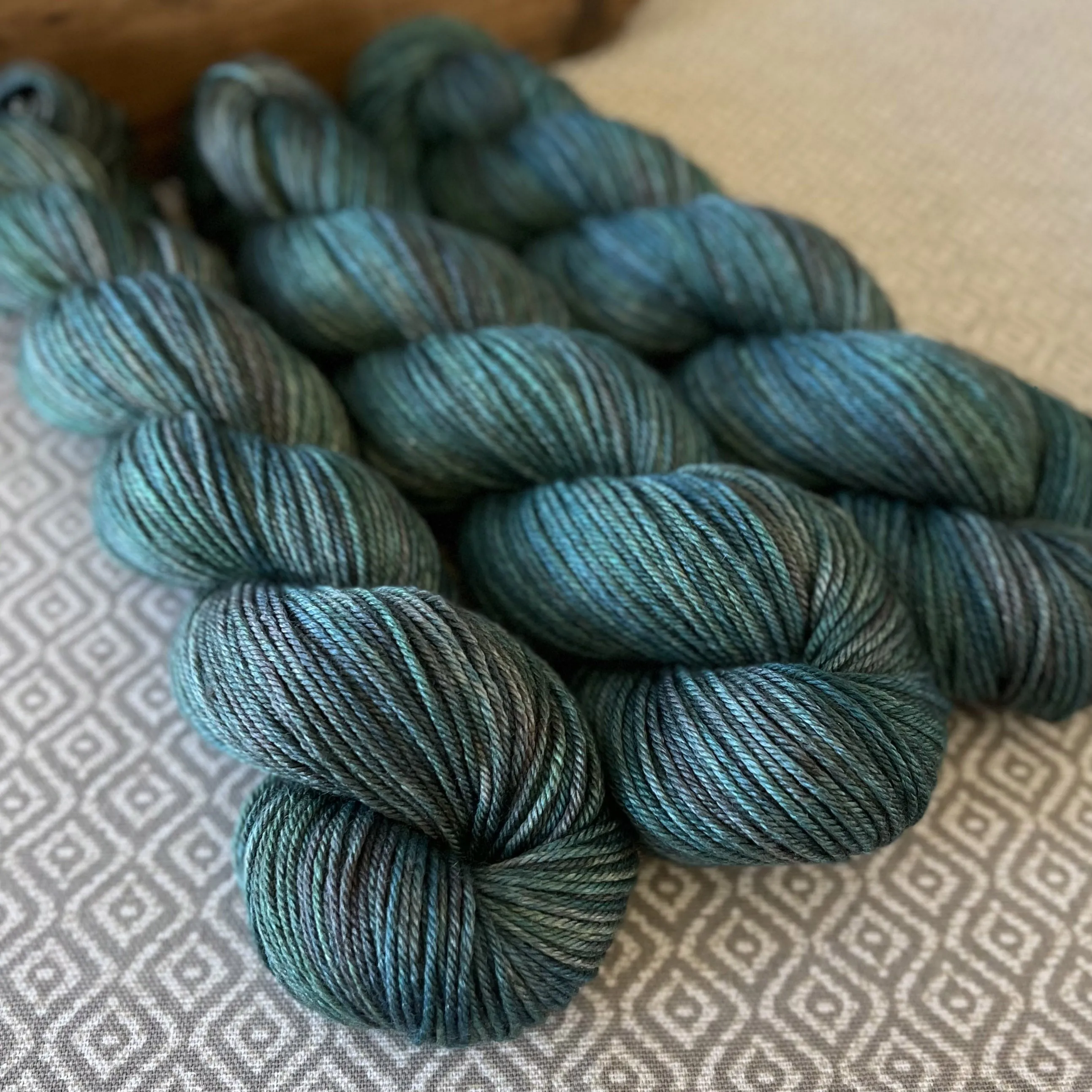 DK Yakity Yak Yarn - Turquoise Variegated