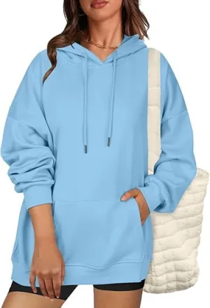 ELESOL Womens Oversized Hoodies Fleece Sweatshirts Long Sleeve