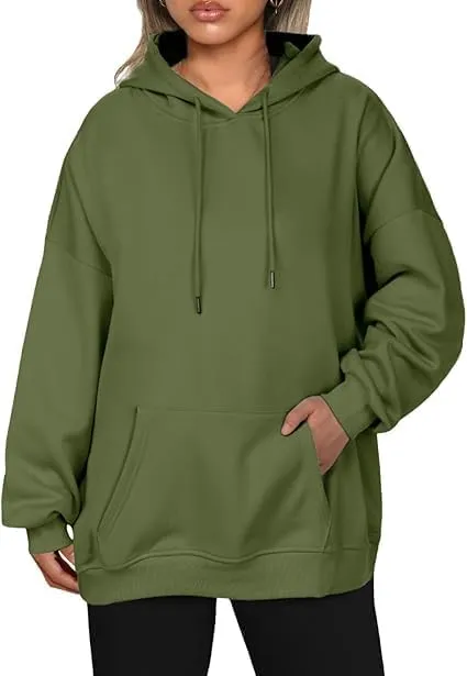 ELESOL Womens Oversized Hoodies Fleece Sweatshirts Long Sleeve