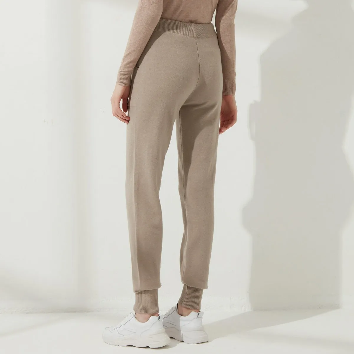 FashionSierra - Women Trendy Loose Stretchy Long Kintted Pants