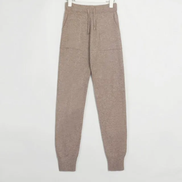 FashionSierra - Women Trendy Loose Stretchy Long Kintted Pants