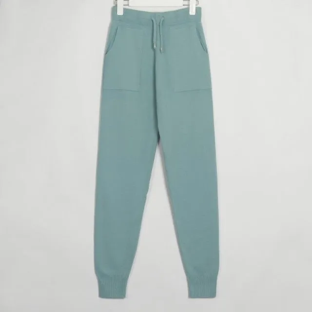 FashionSierra - Women Trendy Loose Stretchy Long Kintted Pants