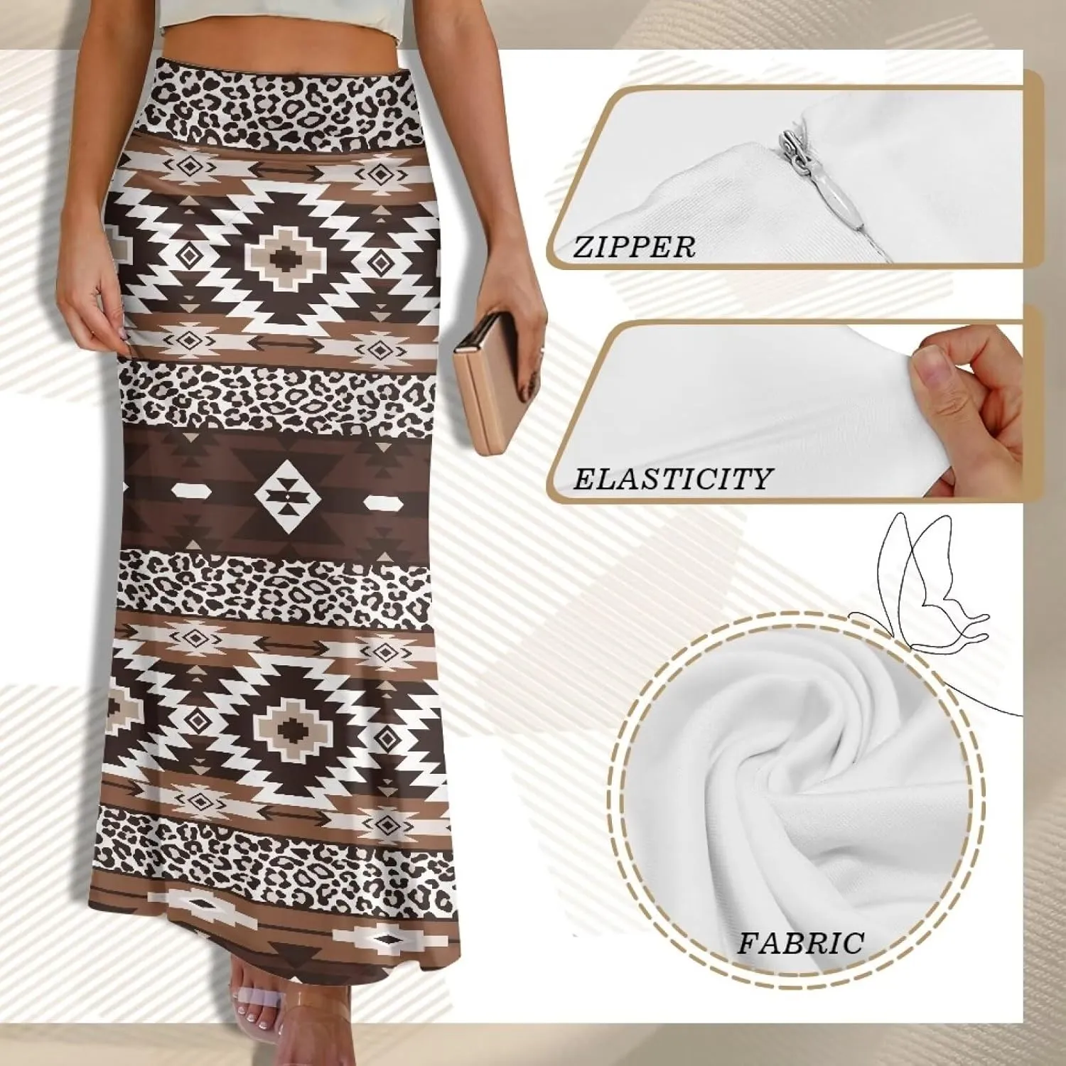 Flared Long Skirts for Women High Waist Maxi Skirts A-Line Ruffle Swing Casual Skirts for Party Holiday Cocktail