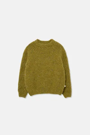 FLECKED TRICOT SWEATER