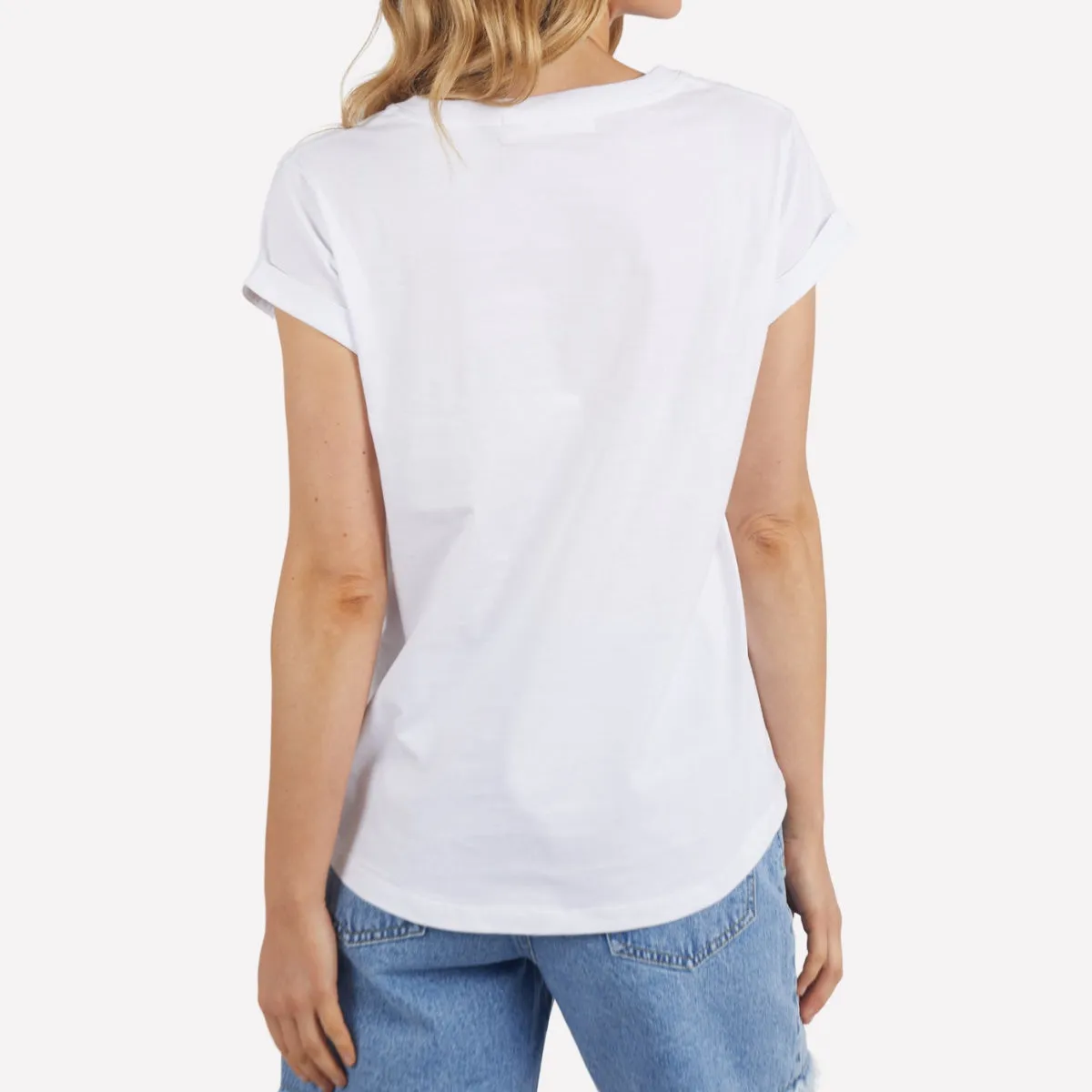 Foxwood Manly V Tee (White)