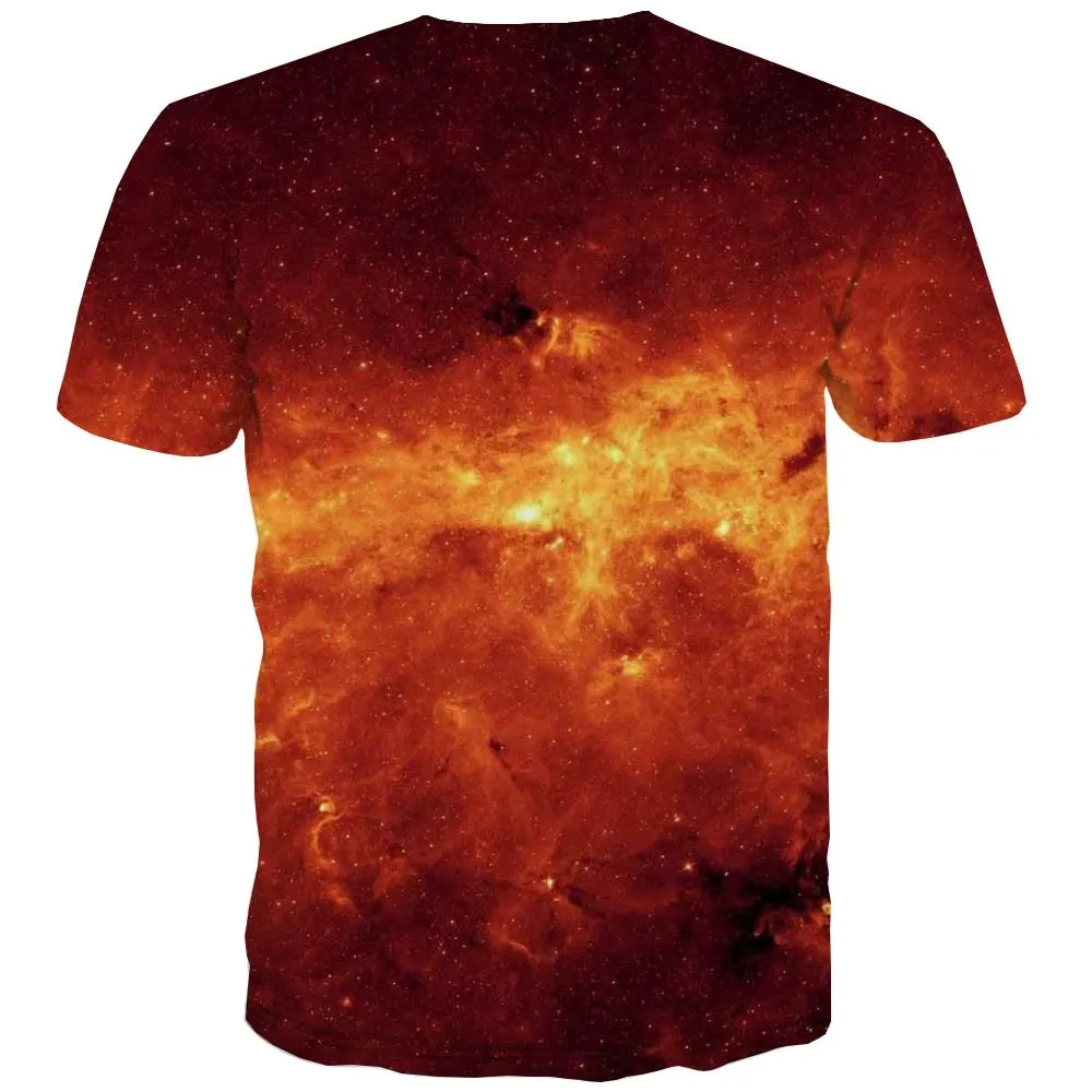 Galaxy T shirts Men Planet T shirts Funny Starry Sky Tshirts Casual Colorful Shirt Print Harajuku Tshirt Printed
