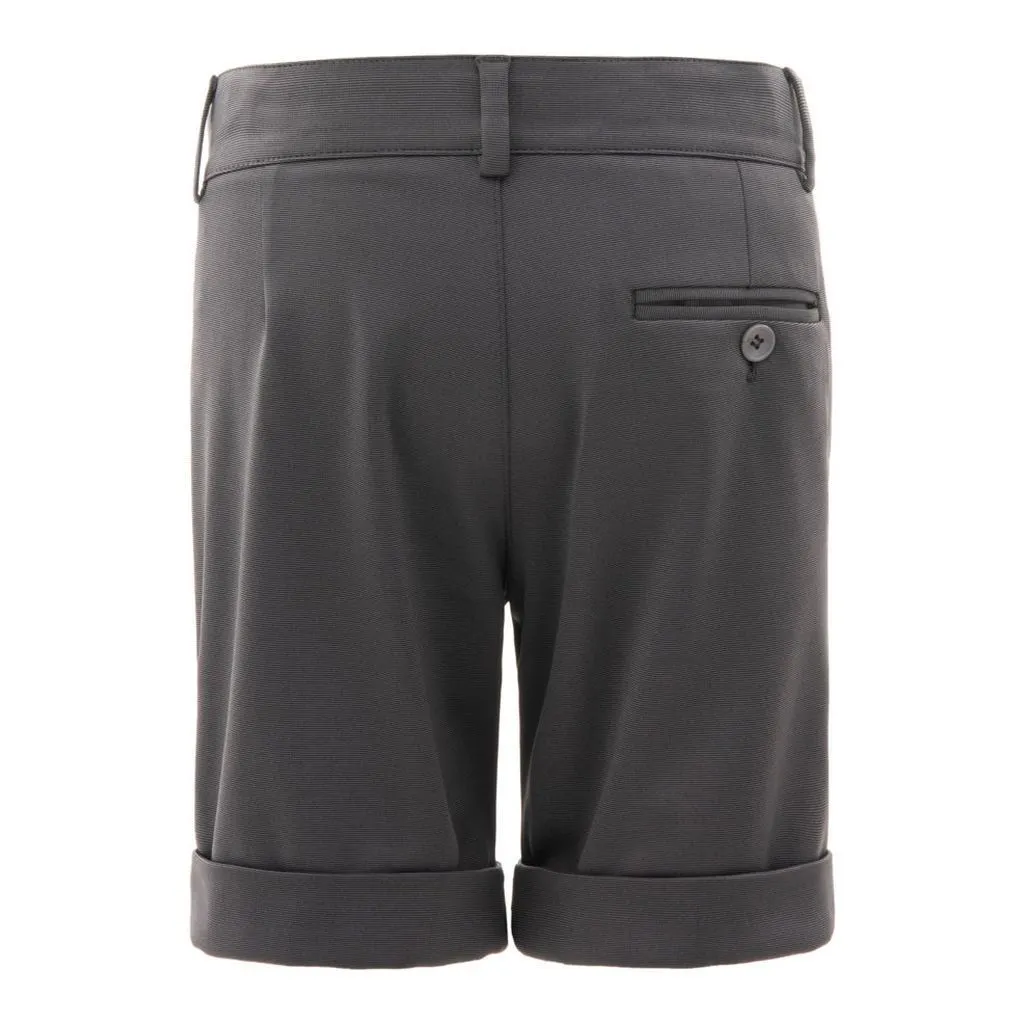 Gray Athleisure Shorts