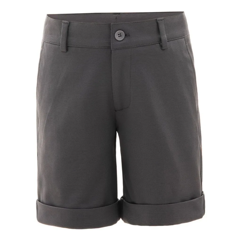 Gray Athleisure Shorts