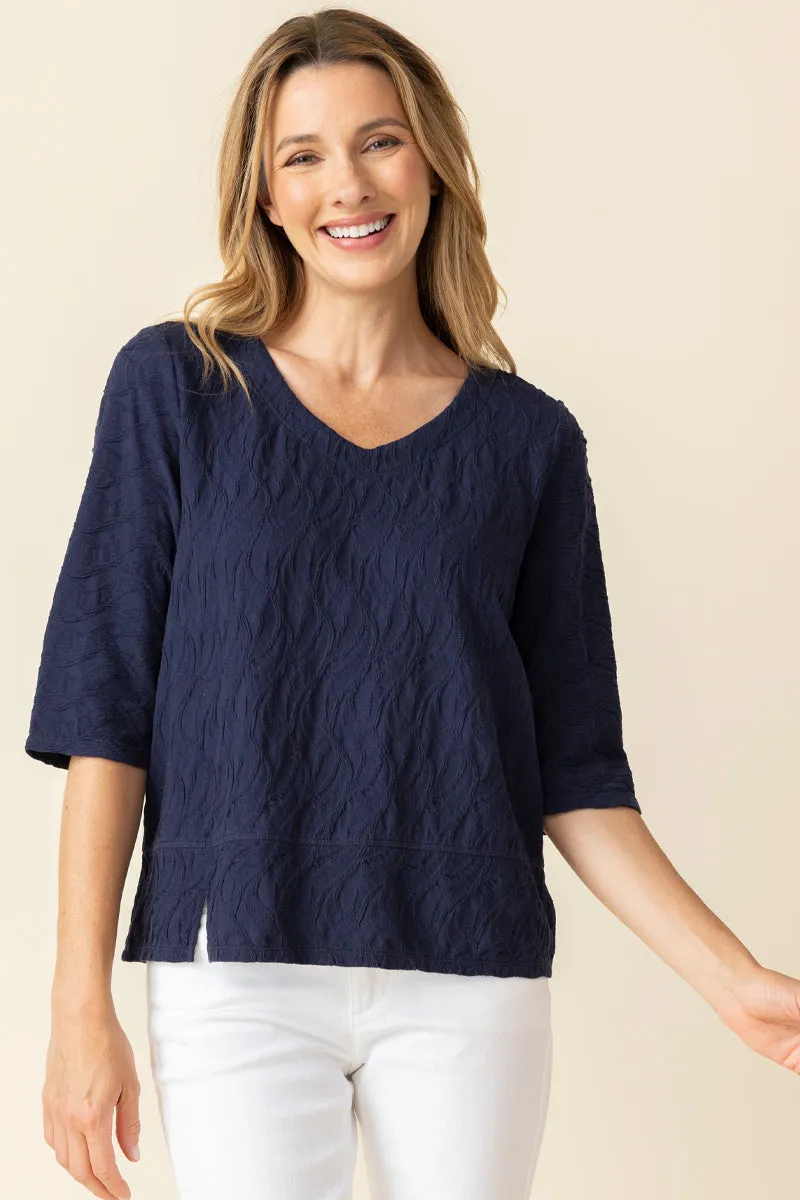 Habitat Cascade Elbow Sleeve Tee
