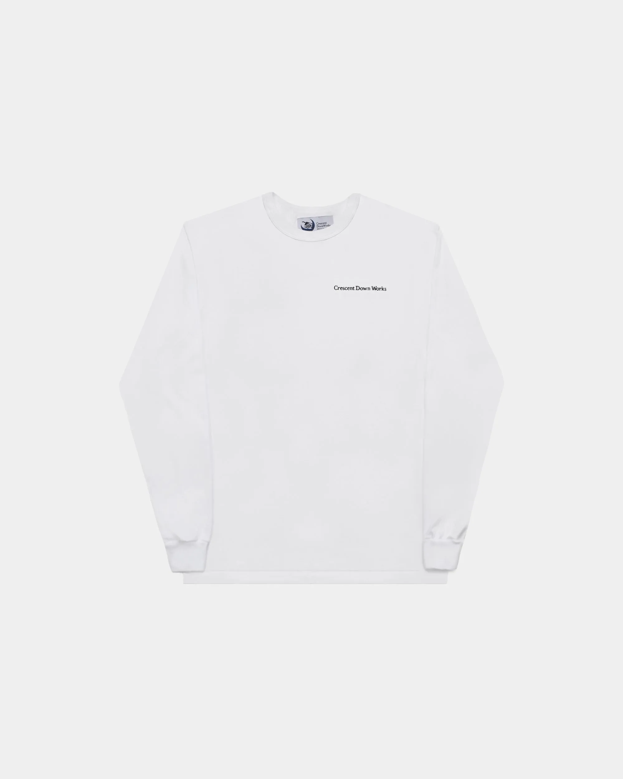 Long Sleeve logo T-shirt - White (Final Sale)