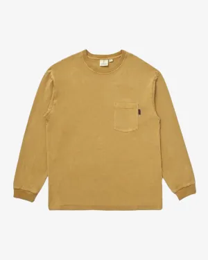 L/S Pocket Tee Mustard Olive