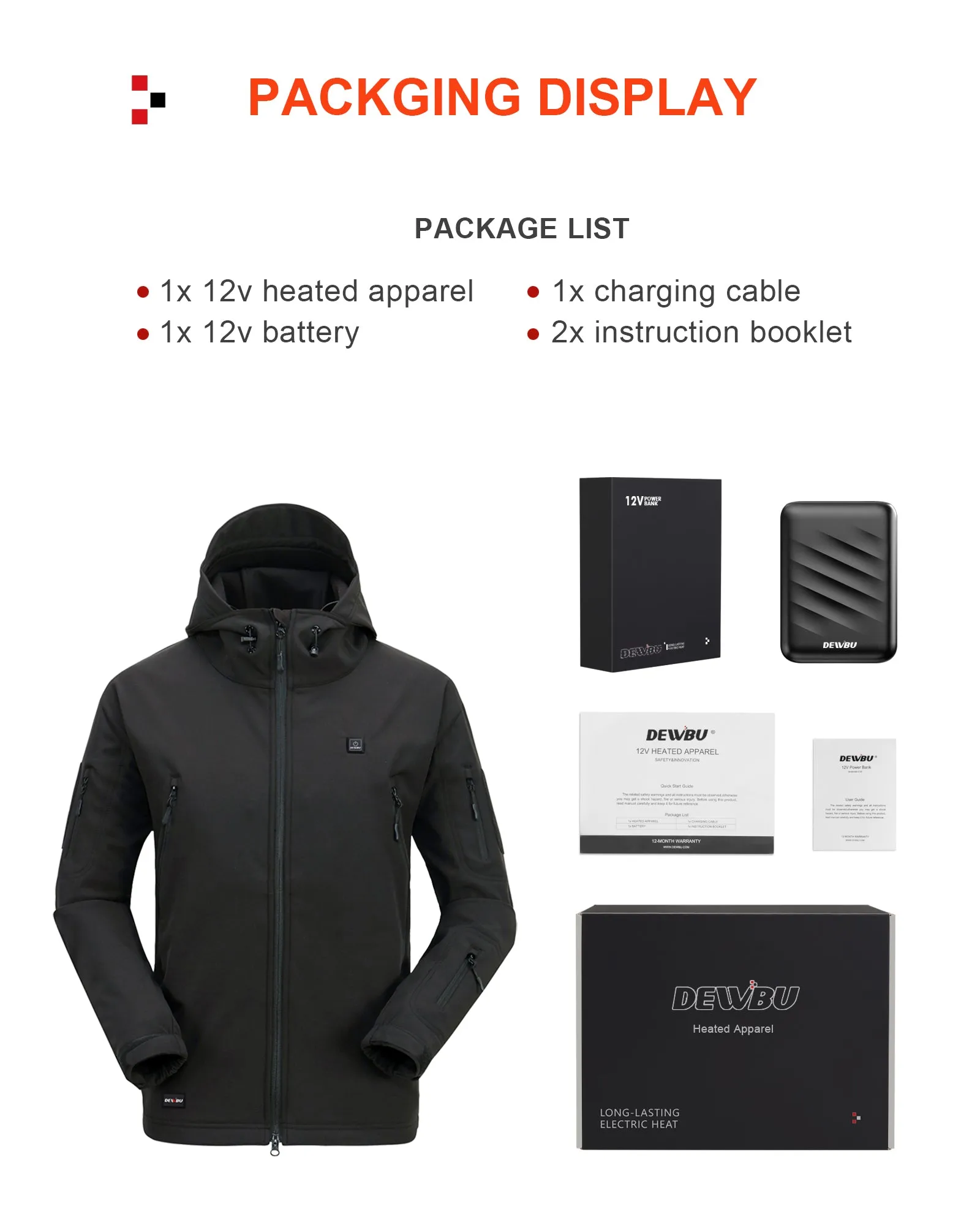Men's Soft Shell Heated Jacket With 12V Battery Pack - Tree