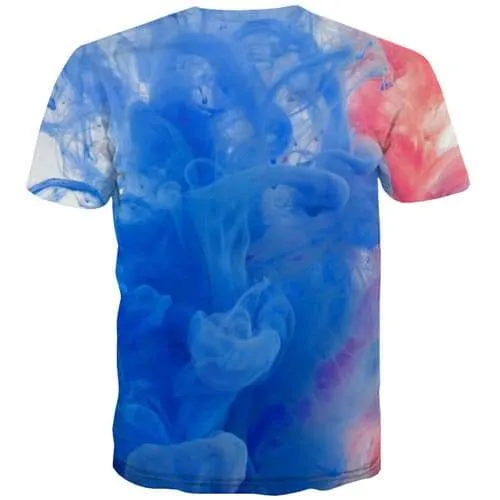 Nebula T shirts Men Abstract Tshirt Printed Psychedelic T shirts Funny Retro Tshirts Casual Gothic Tshirts Novelty Short Sleeve