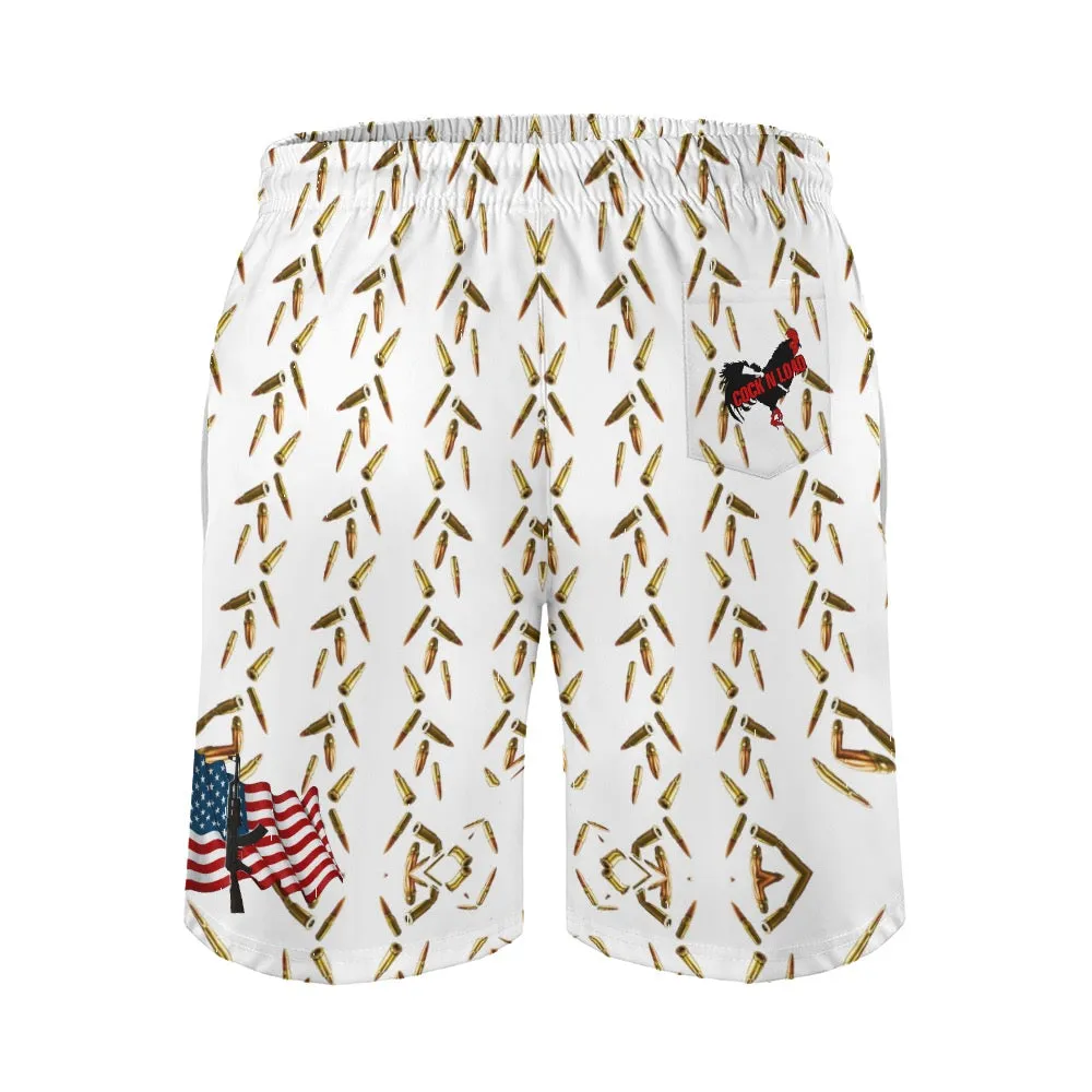 #rr6 COCKNLOAD Men's casual beach shorts