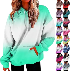 SHAOBGE Cyber Of Monday 2023 Cutoff Sweatshirt Womens Lady Tunic Top Blouse Hoodies Under 15 Dollars Day Prime Special Deals