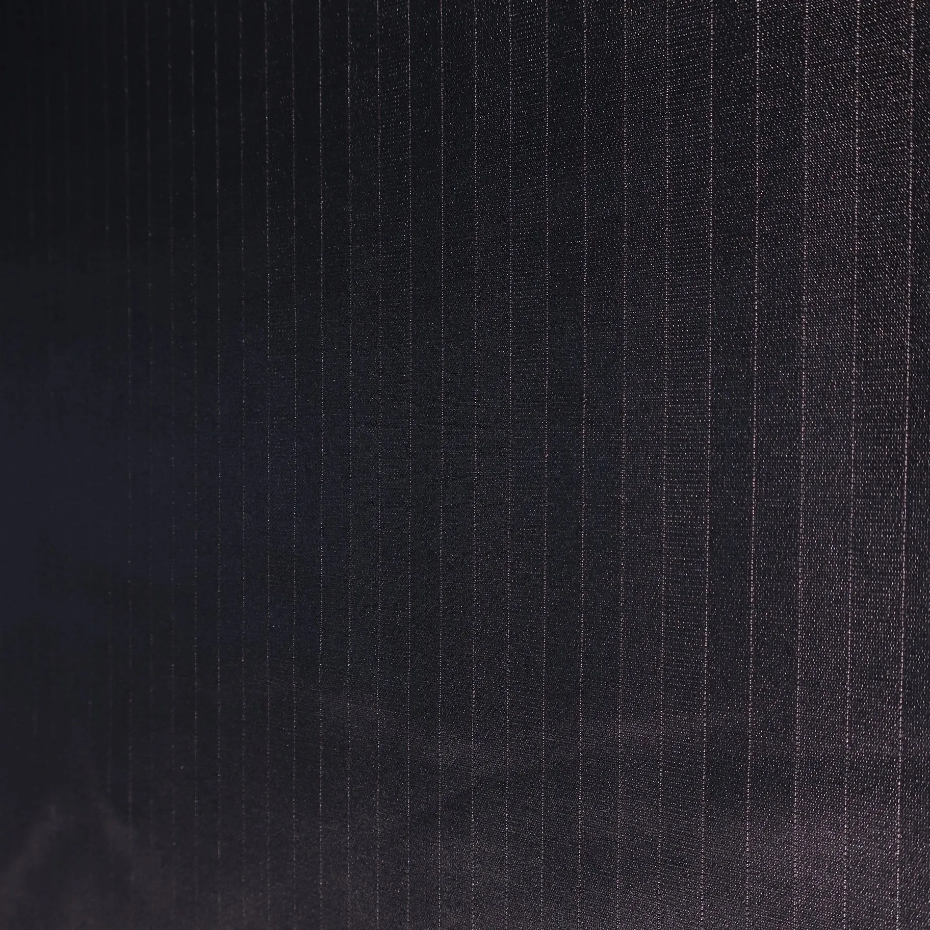 Shiny Charcoal Stripes Gessato Marrone Acetate & Cotton Formal Dinner Jacket Ariston Fabric