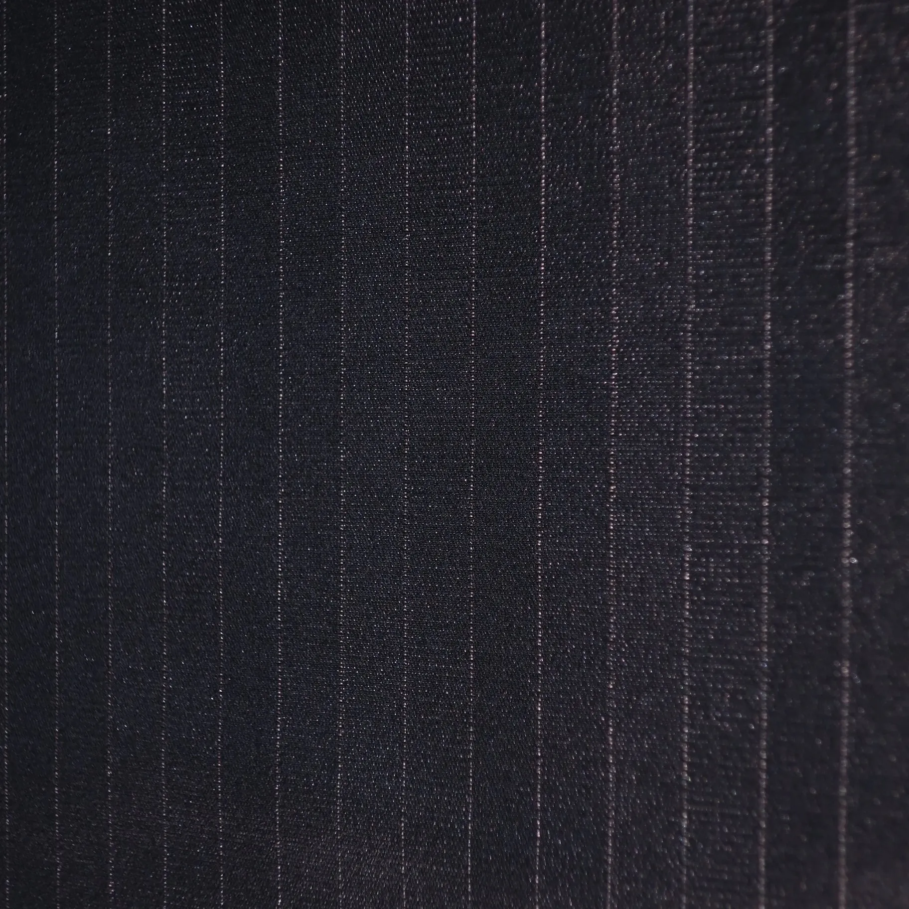 Shiny Charcoal Stripes Gessato Marrone Acetate & Cotton Formal Dinner Jacket Ariston Fabric