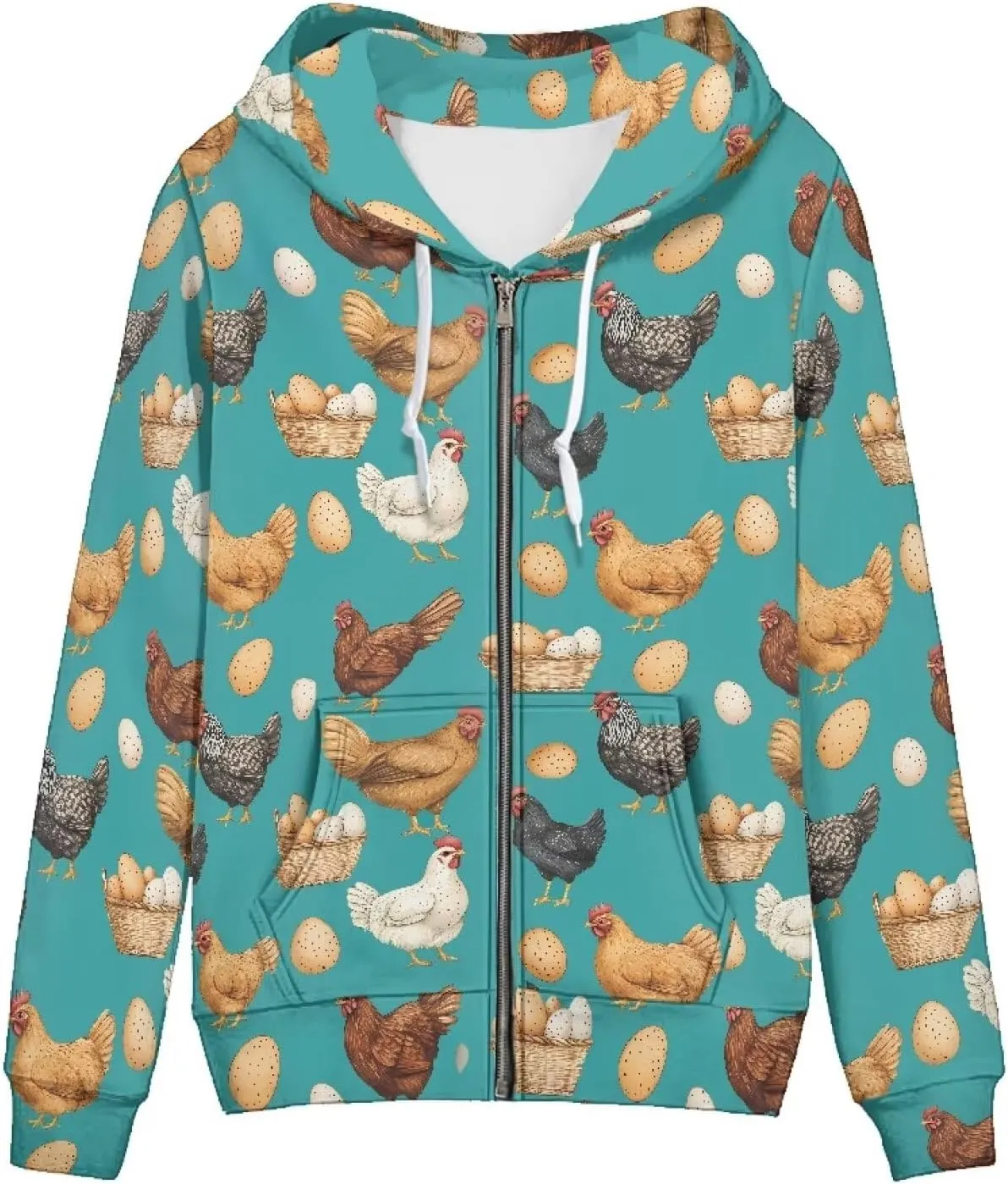 Showudesigns Zip Up Women's Hoodies & Sweatshirts XS-5XL