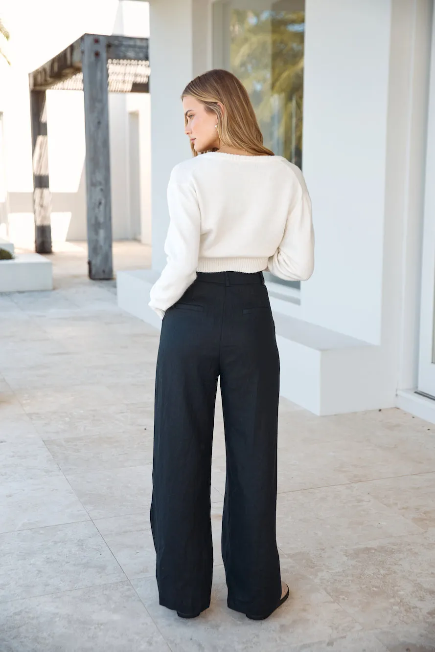 Soft Touch Wool Blend Cardigan White
