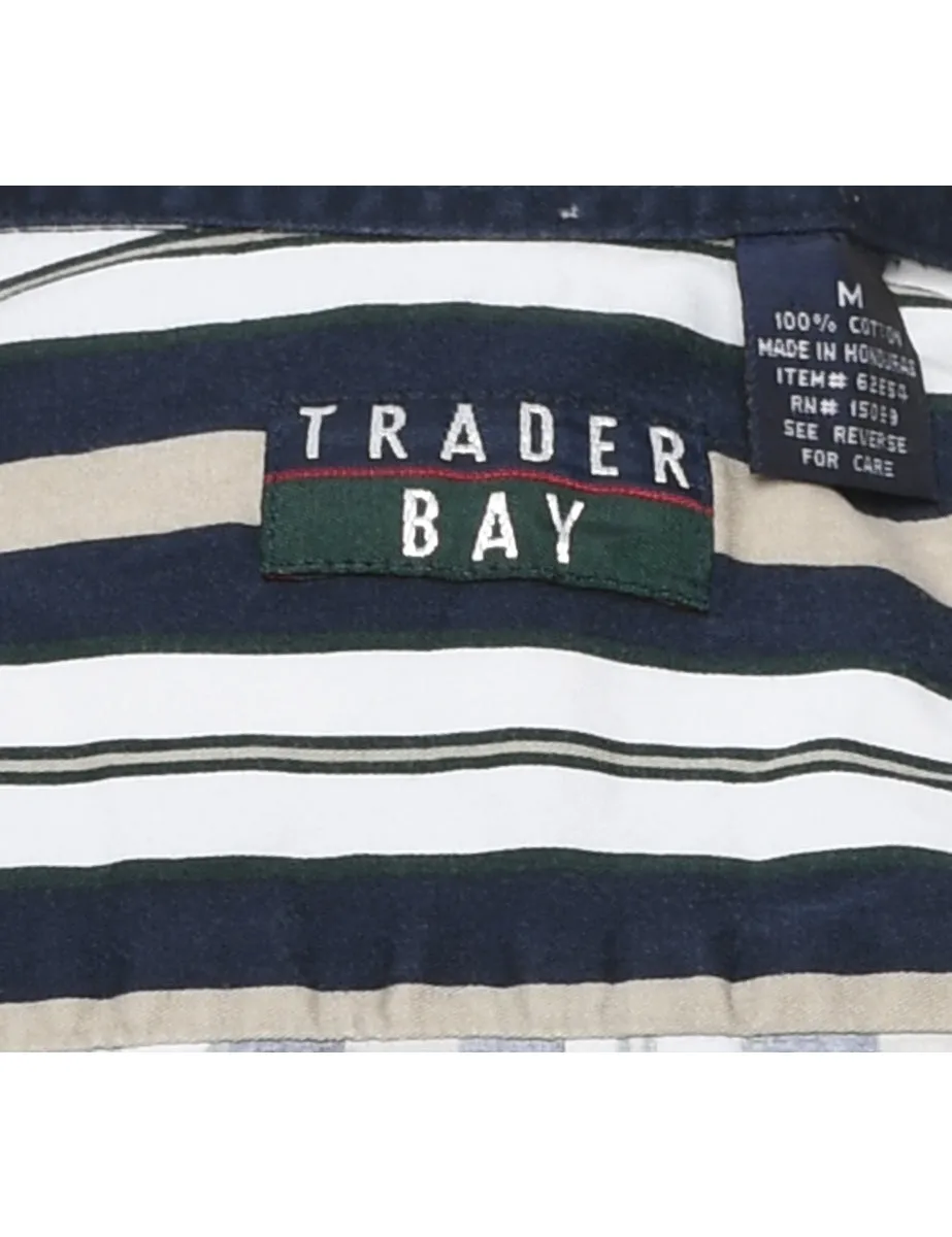 Trader Bay Striped Multi-Colour Shirt - M