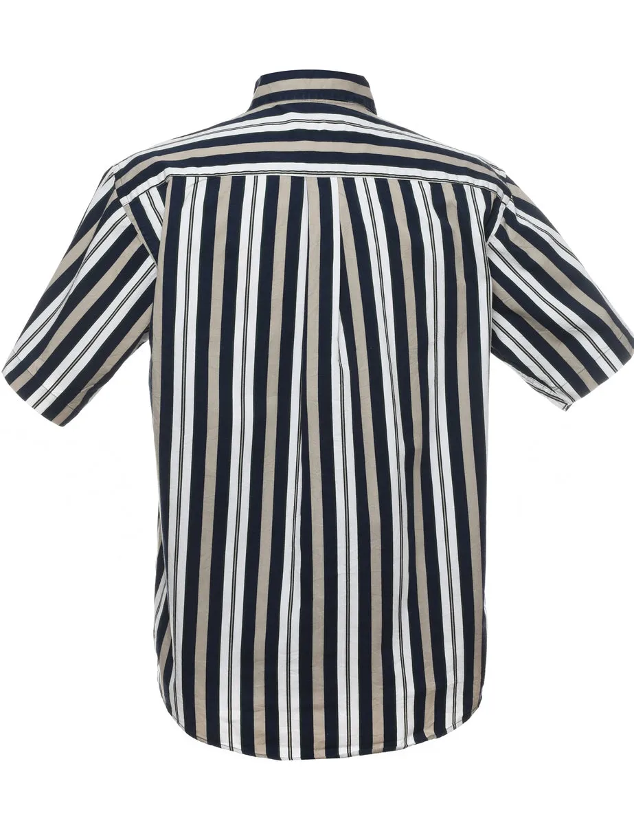 Trader Bay Striped Multi-Colour Shirt - M