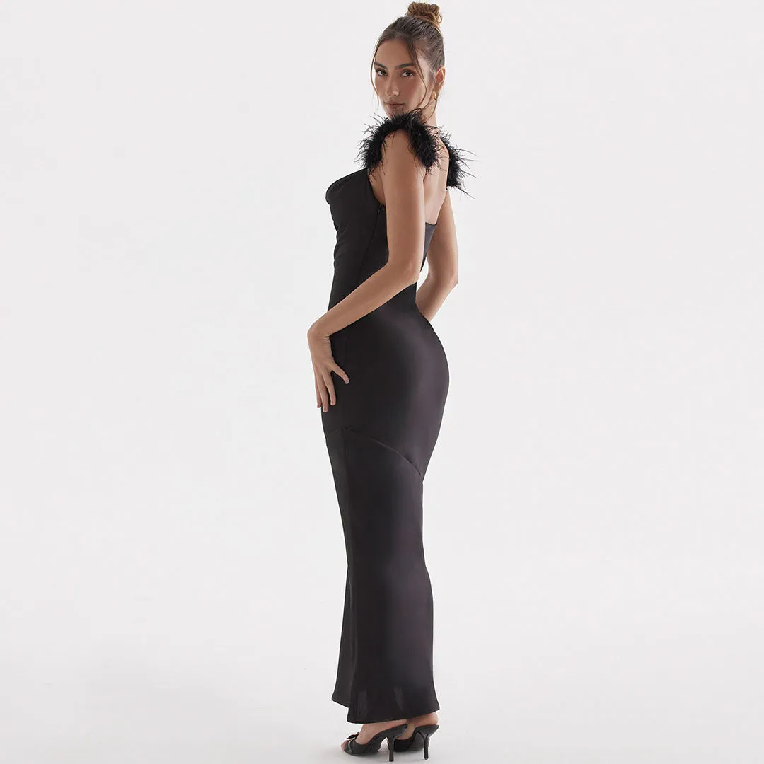 Tribal Heart Black Trendy Flare Leg Pants