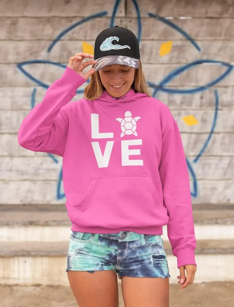 Tstars Love Turtle Sweatshirt Hoodie Sea Turtles Sweatshirts Animal Hoodies for Women Teen Girls