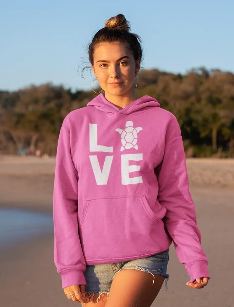 Tstars Love Turtle Sweatshirt Hoodie Sea Turtles Sweatshirts Animal Hoodies for Women Teen Girls