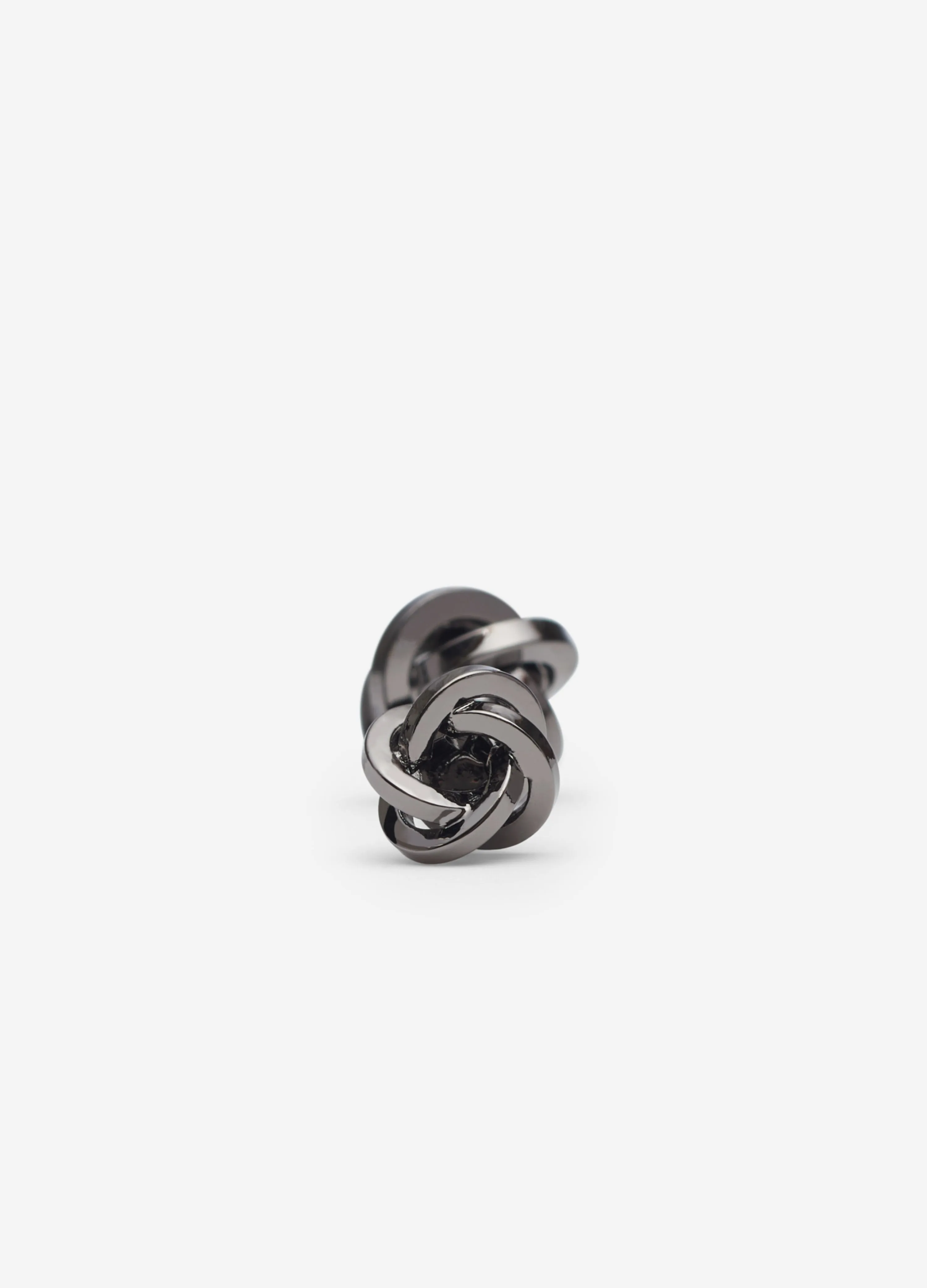 Twisted Knot Cufflinks Gunmetal