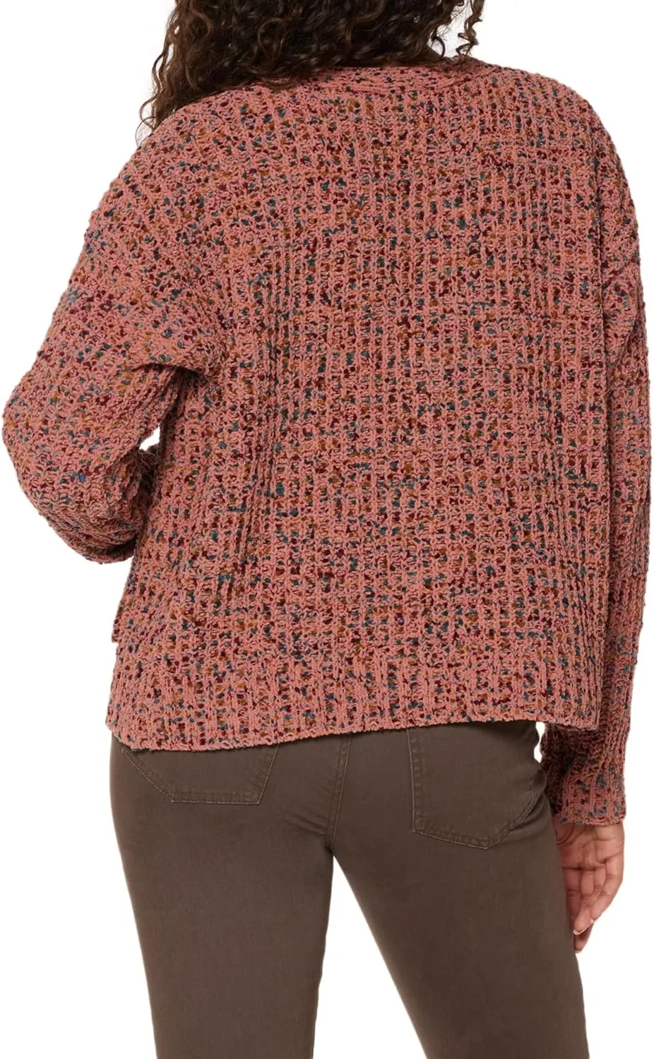 UNIONBAY Women's Chenille Confetti Yarn Cardigan