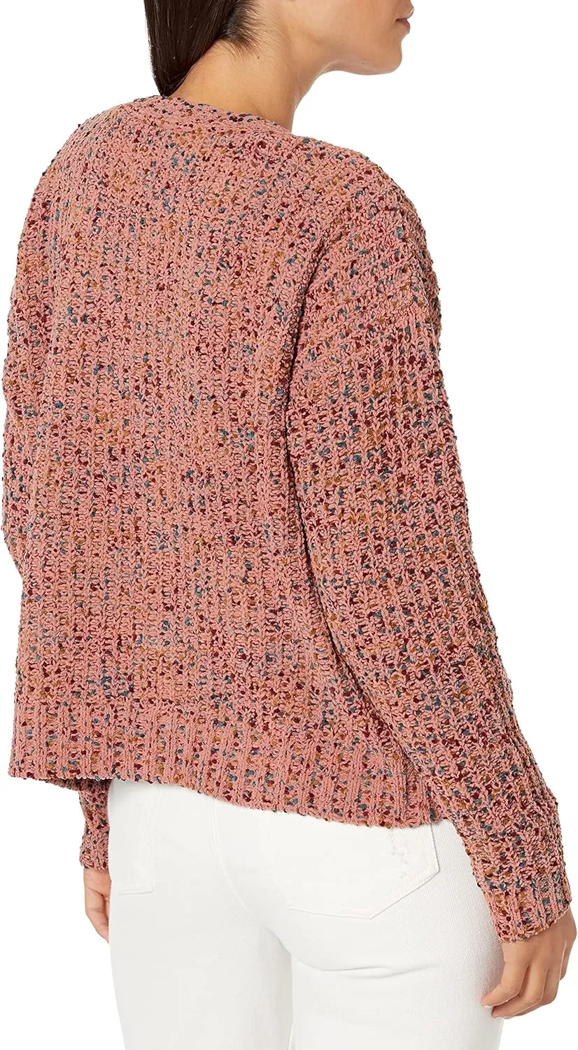 UNIONBAY Women's Chenille Confetti Yarn Cardigan