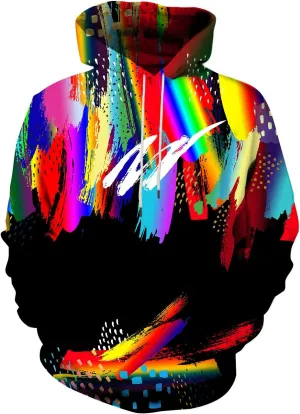 Unisex 3D Printed Hoodies Graphic Pullover Hooded Sweatshirt for Men Women