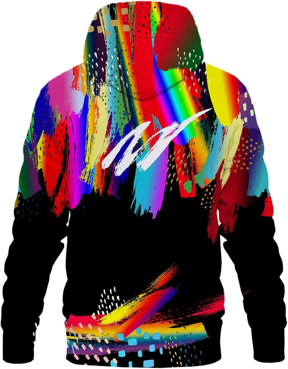Unisex 3D Printed Hoodies Graphic Pullover Hooded Sweatshirt for Men Women
