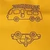 Vehicle Print Waterproof Kids Raincoat