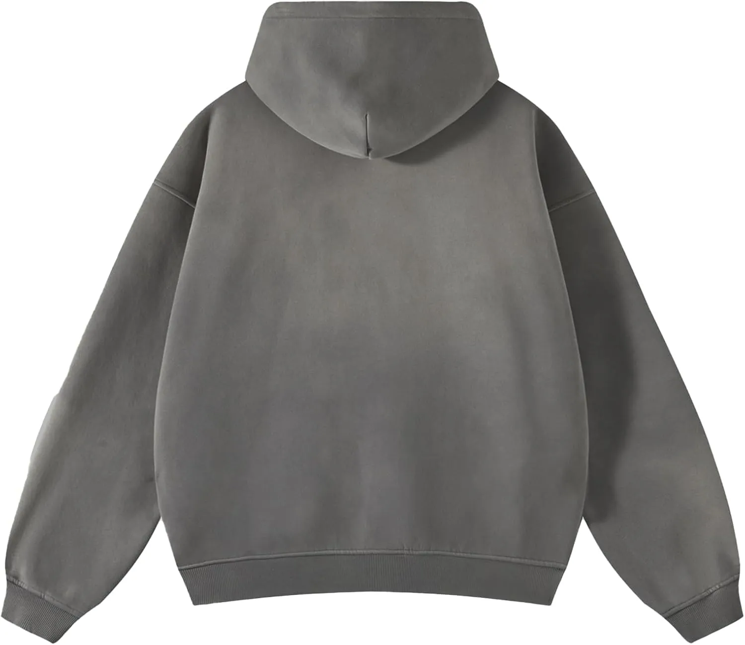 Womens and Mens Zip Up Hoodies Long Sleeve Fall Oversized Sweatshirts Acid Wash Y2K Jacket with Pockets