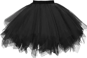 Womens Pink Tulle Midi Skirt High Skirt Pleated Womens Dancing Adult Quality Short Skirt Skirt Puffy Tulle Skirt