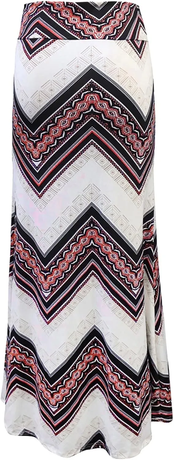 Womens Skirts High Waisted Bodycon Skirts Boho Maxi Evening Party Dress Floral Leopard Beach Holiday Long Skirt
