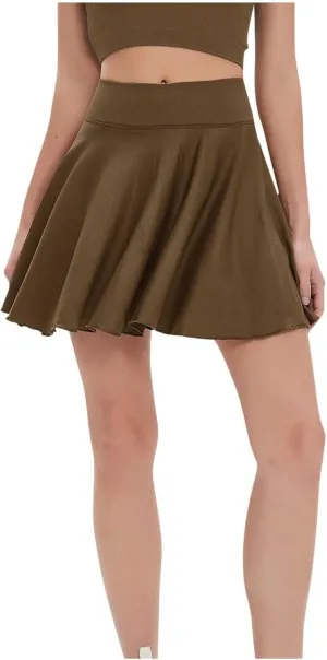 Women's Tennis Skirts Workout Athletic High Waisted Flowy Casual Summer Skorts A Line Yoga Skater Skirt Mini Skorts