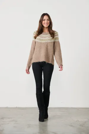 WOOL BLEND FARISLE JUMPER